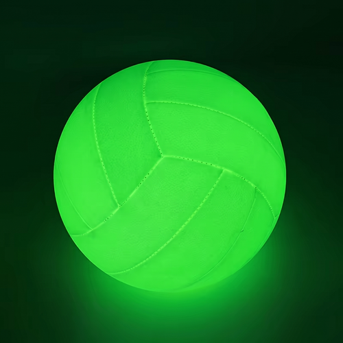 GLOVA glow-in-the-dark volleyball glowing neon green